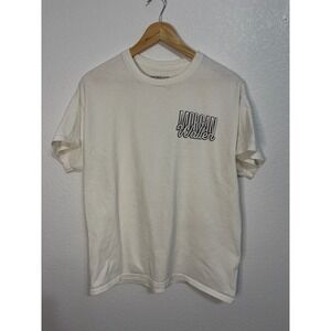 Morgan Wallen Whiskey Bottle Graphic T-Shirt Mens Large Cream Country Music Tee